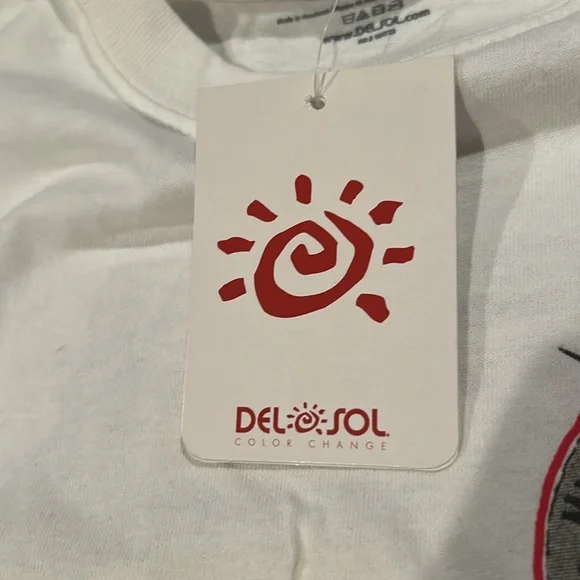 NWT Del Sol Color Changing Nassau, Bahamas White Tee The Mighty Marlin Men’s Med - Picture 8 of 12